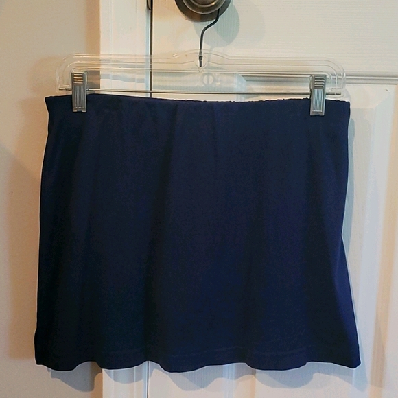 Navy Blue Lily's Tennis Skirt - Picture 1 of 4